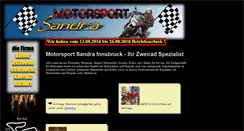 Desktop Screenshot of motorsport-sandra.at